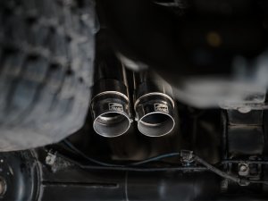 Toyota Tacoma Performance Exhaust - AWE Tuning - 0FG Cat Back with BashGuard - No Tips - `16-`22